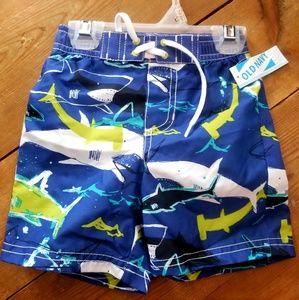 Old Navy Boys 12-18 Months Swim Trunks